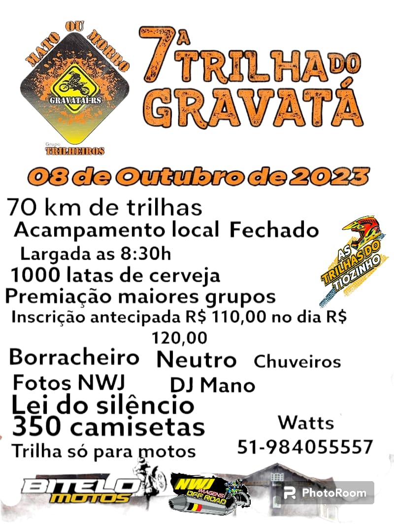 Trilha do Gravatá Agenda Off Road