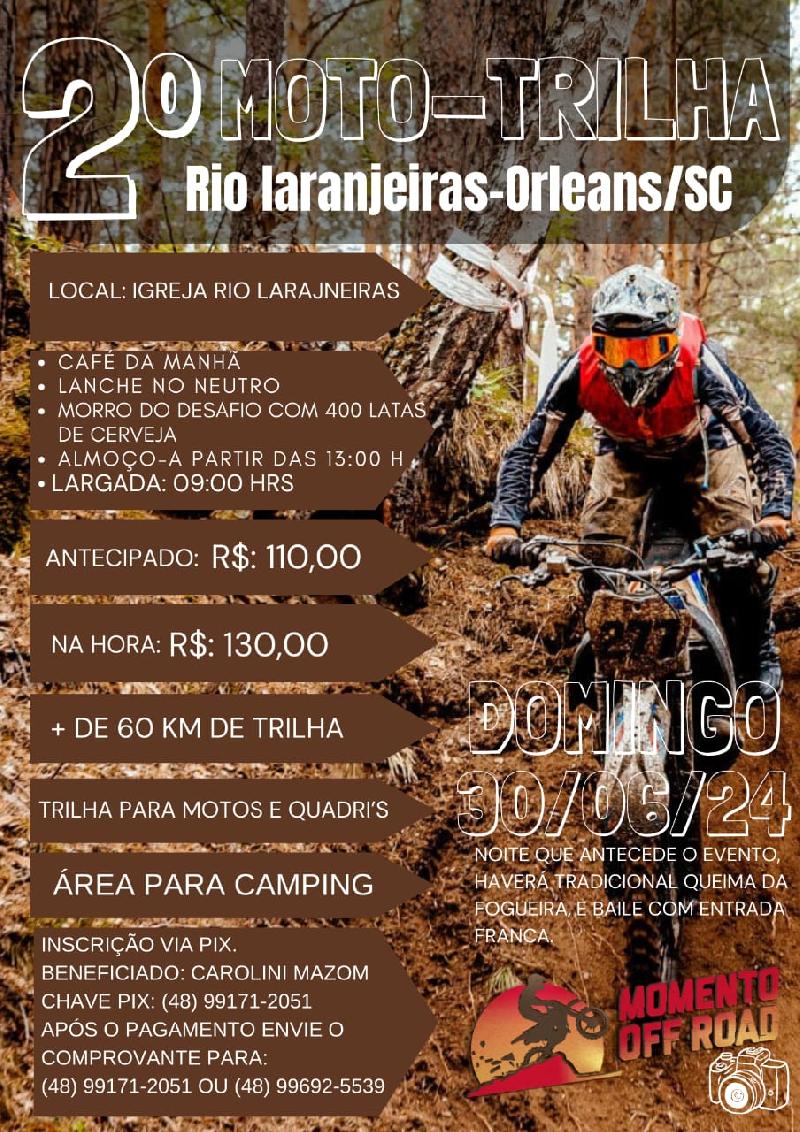 2º Moto Trilha Agenda Off Road