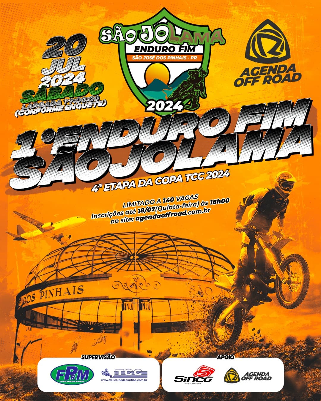 Imagem da etapa 4ª ETAPA COPA TCC 2024 ENDURO FIM - Sãojolama