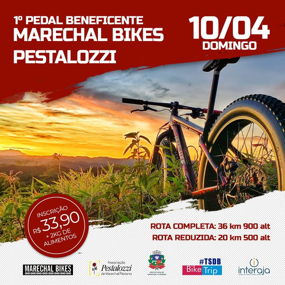 Imagem da etapa 1º Pedal Beneficente Marechal Bikes - Pestalozzi