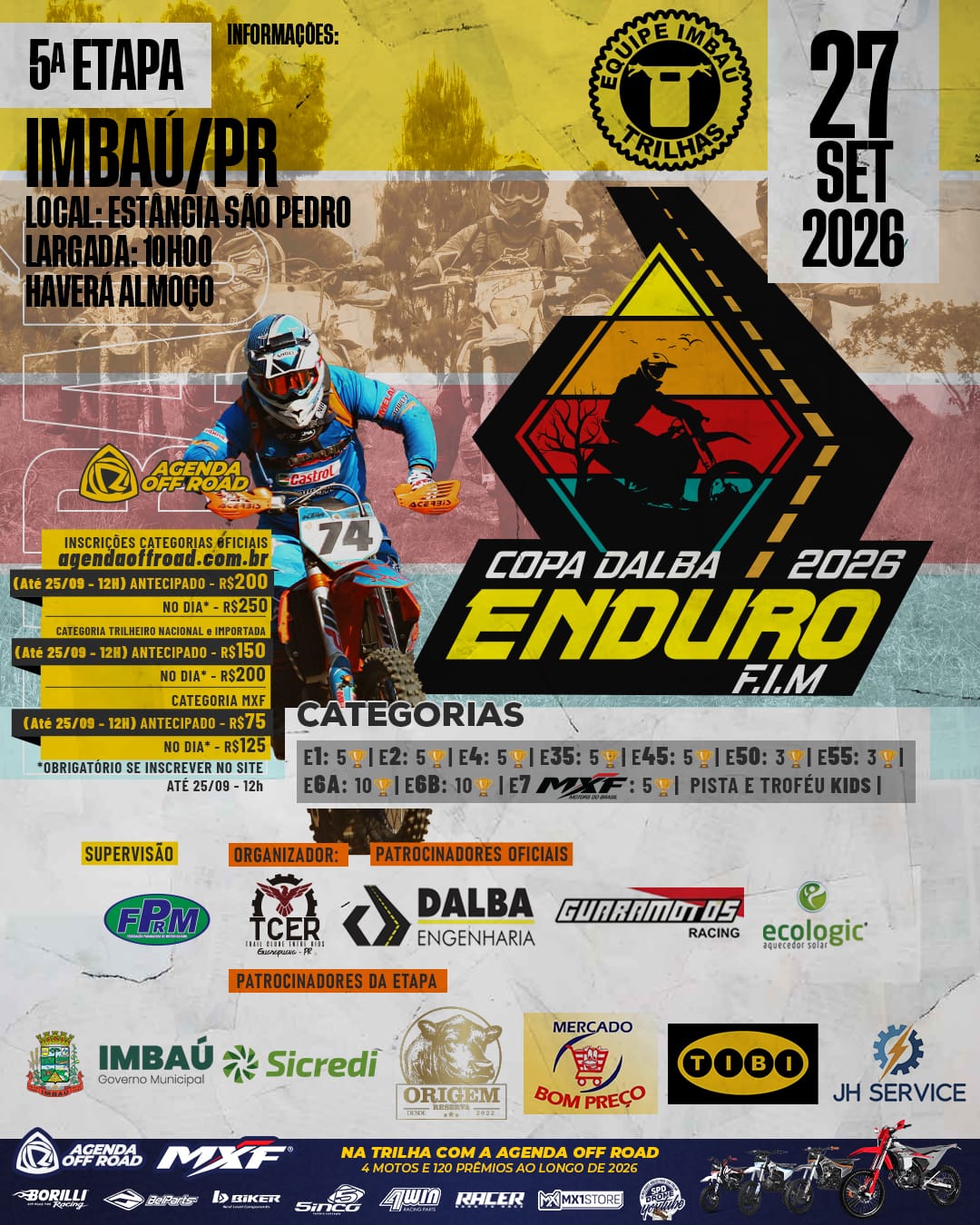 Banner 5° Etapa Copa Dalba 2026
