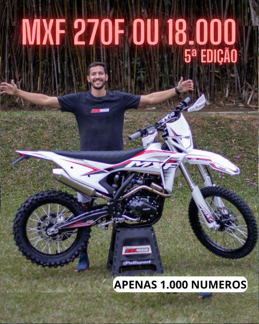 MXF 270F LANÇAMENTO ou 18k no pix 5ª Edição - Agenda Off Road