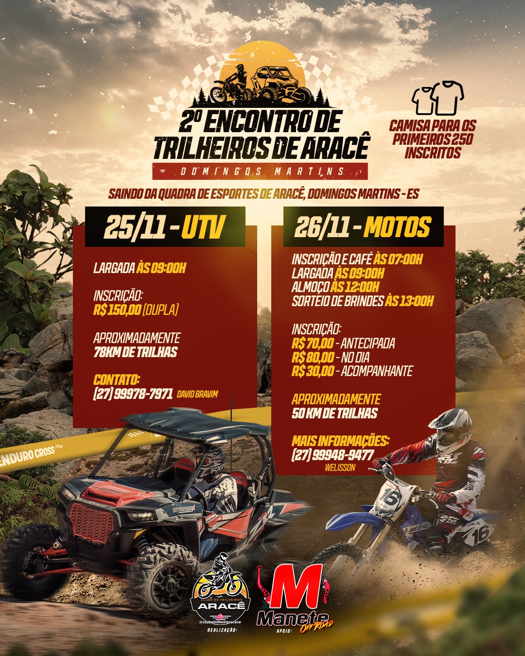 2º Trilão Motos e Trilhas - Agenda Off Road