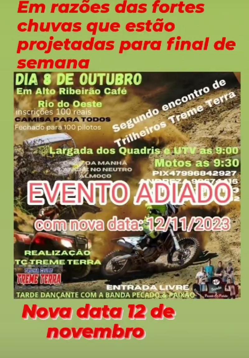 11º Encontro de Trilheiros Chave 13 - Agenda Off Road